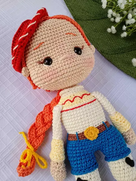 Boneca Jessie Toy Story Amigurumi
