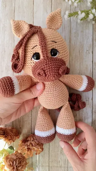 Cavalinho Amigurumi Crochê