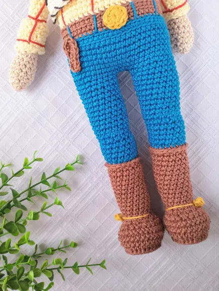 Boneco Woody Toy Story Amigurumi
