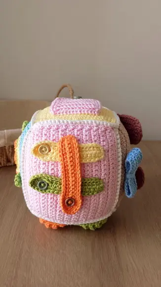 Cubo Interativo Crochê Amigurumi