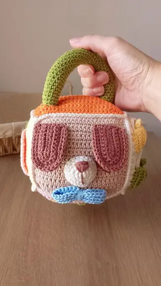 Cubo Interativo Crochê Amigurumi