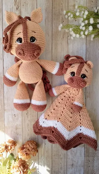 Kit Cavalinho Amigurumi Crochê