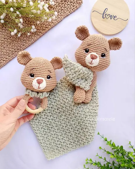 Kit Urso Amigurumi Crochê