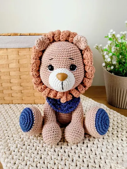 Leão Amigurumi