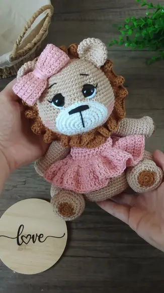Leoa Luiza Amigurumi