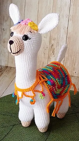 Lhama de Crochê Amigurumi