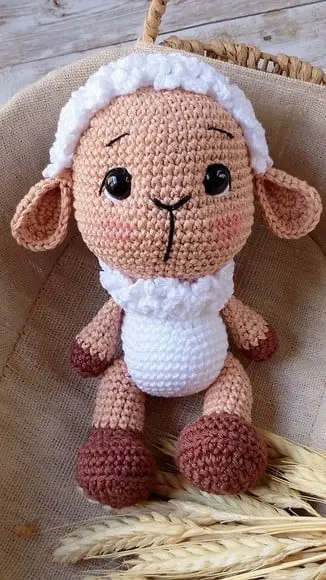 Ovelha Amigurumi Crochê