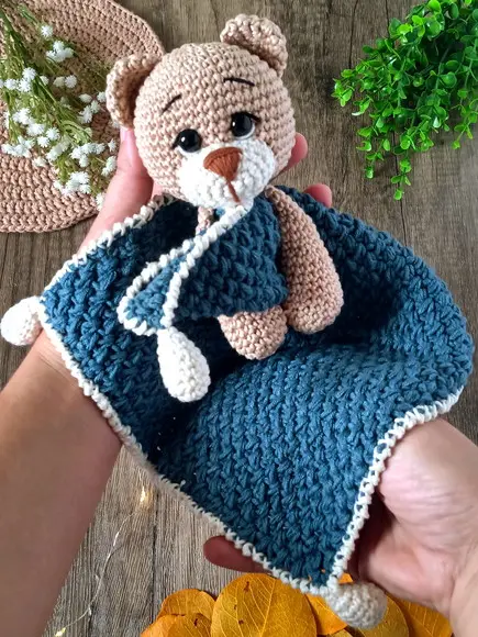 Naninha Urso de Crochê Amigurumi