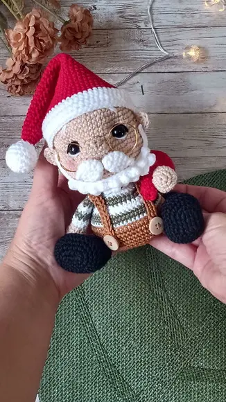 Papai Noel Amigurumi Crochê