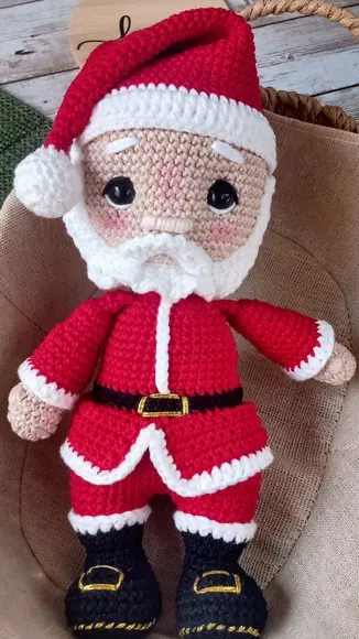 Papai Noel Natal Amigurumi Crochê