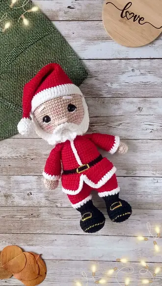 Papai Noel Natal Amigurumi Crochê