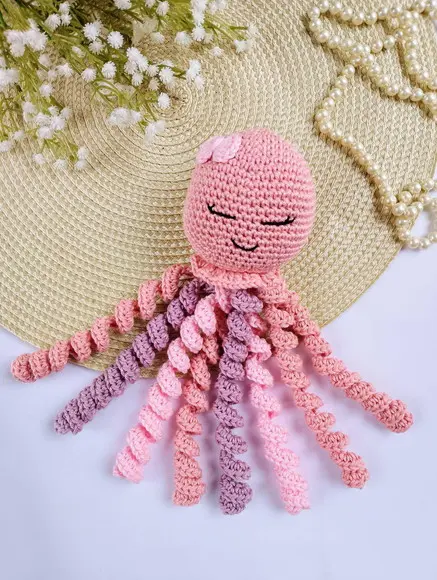 Polvo Amigurumi Crochê
