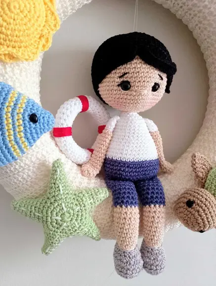 Porta Maternidade Amigurumi Personalizado