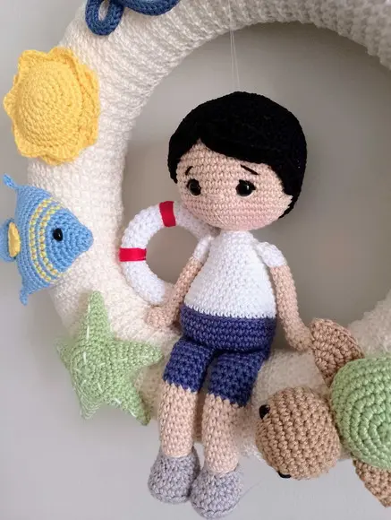Porta Maternidade Amigurumi Personalizado