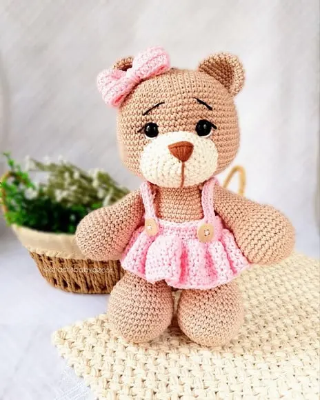 Ursa de Crochê Amigurumi