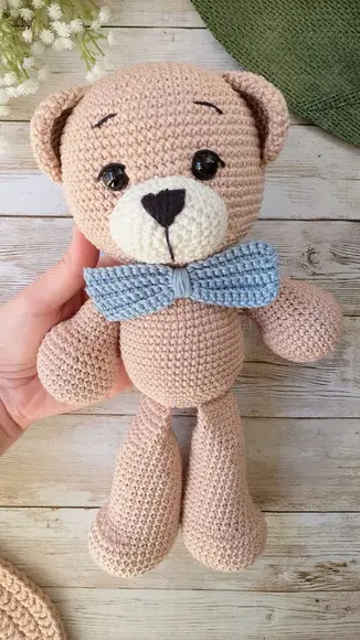 Urso de Crochê Amigurumi