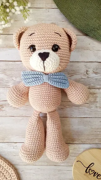 Urso de Crochê Amigurumi