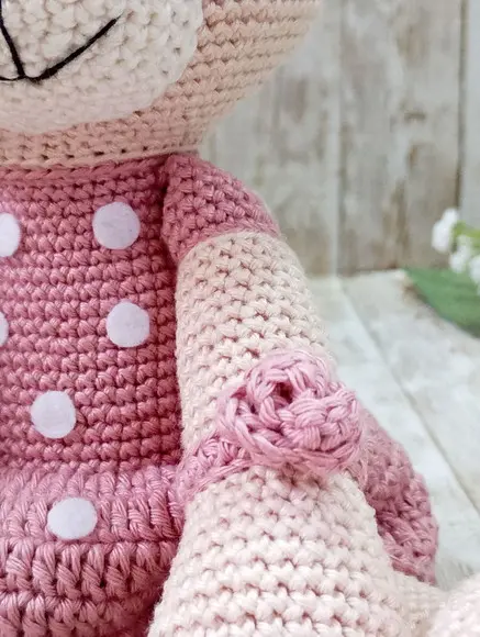 Ursa Princesa de Crochê Amigurumi