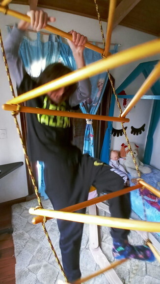 Balanço Suspenso Triângulo 5 Degraus
