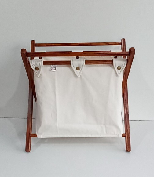 BOLSA TRICÔ E CROCHÊ OU REVISTEIRO EM MADEIRA E TECIDO