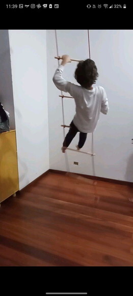 Escada De Escalada Suspensa