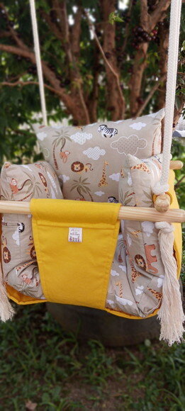Balanço Bebe Infantil + Almofada Pescoço + Proteor Anjo