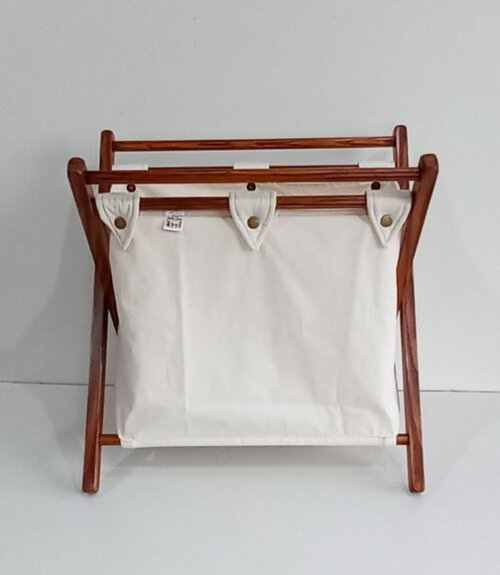 BOLSA TRICÔ E CROCHÊ OU REVISTEIRO EM MADEIRA E TECIDO
