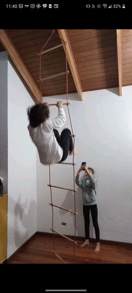 Escada De Escalada Suspensa