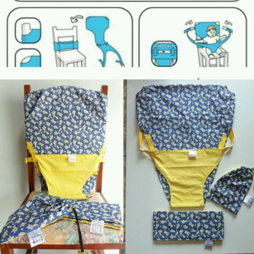 KIT BALANÇO INFANTIL EM TECIDO E MADEIRA + CADEIRA-SONINHO