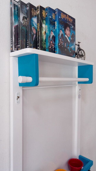 Kit Caminhão Lousa Branca + Bobina de Papel para Desenhar