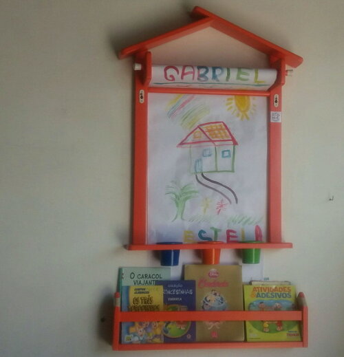 Quadro para Desenhar sem Porta Livros