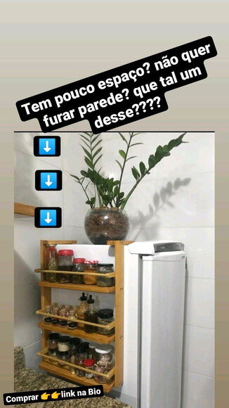 Porta temperos de geladeira