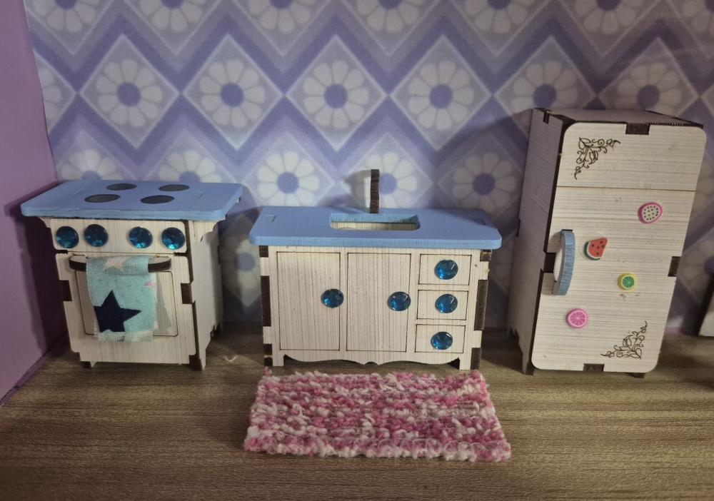 Casa casinha de boneca tema Frozen  com iluminação