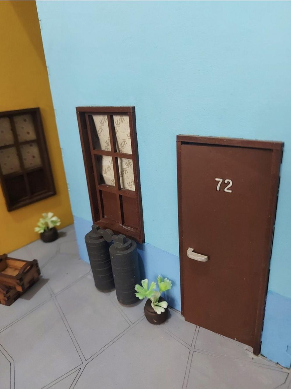 Vila do Chaves Brinquedo com iluminação