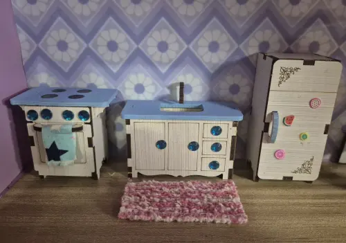 Casa casinha de boneca tema Frozen  com iluminação