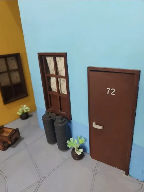 Vila do Chaves Brinquedo com iluminação