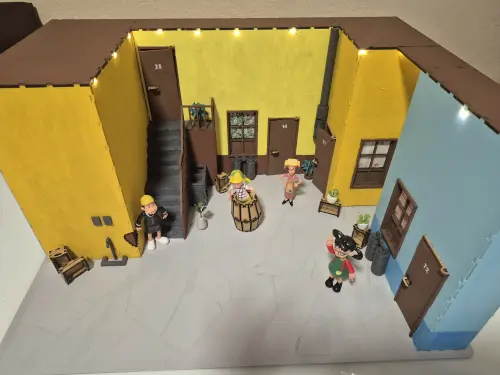 Vila do Chaves Brinquedo com iluminação