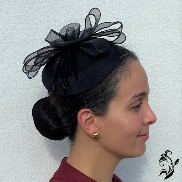 Casquete Preto Flores