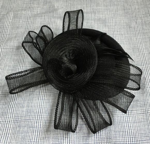 Casquete Preto Flores