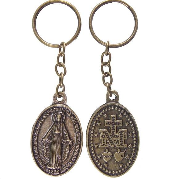 Chaveiro Nossa Senhora das Graças Bronze