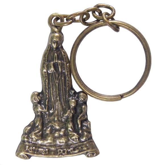 Chaveiro Nossa Senhora de Fátima Bronze
