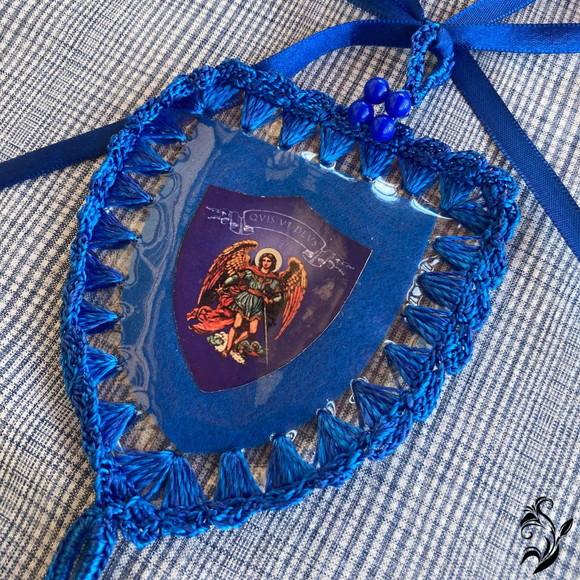 Estandarte de São Miguel Arcanjo para Carro - Porta - Berço