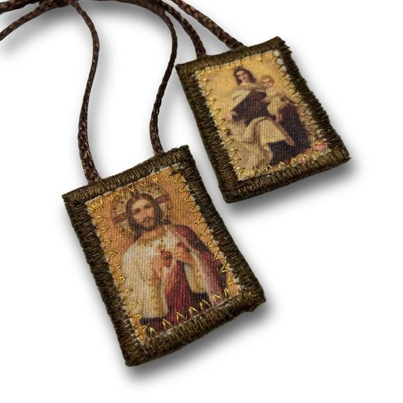 Kit 50 Escapulários de Nossa Senhora do Carmo Revenda