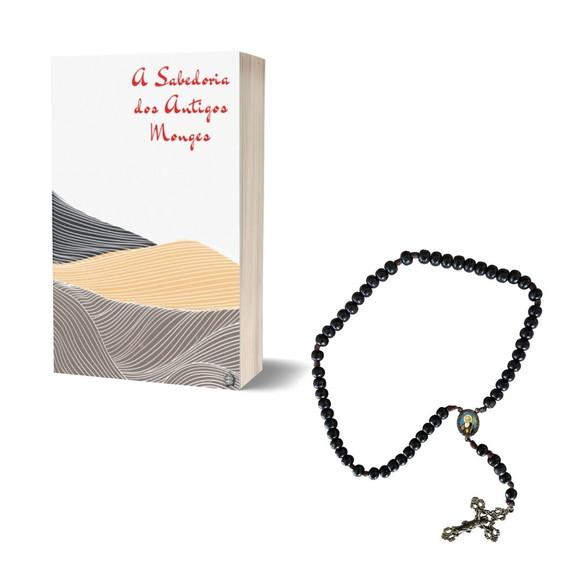 Livro A sabedoria dos Antigos Monges + Terço São Bento
