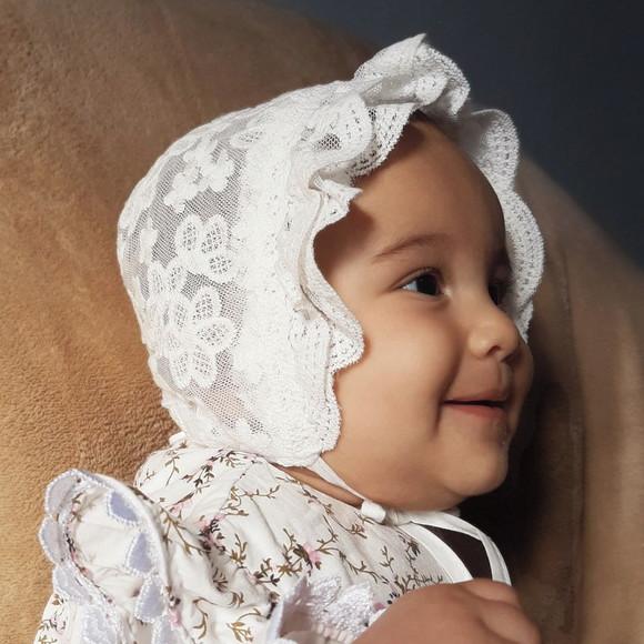 Touquinha Véu para Bebê