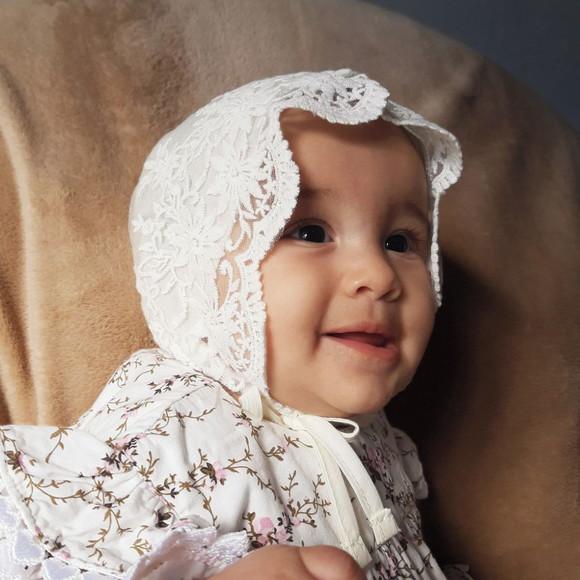 Touquinha Véu para Bebê