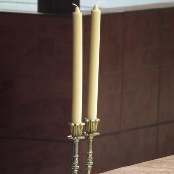 Vela Litúrgica - 30cm - Marca Subiaco - 100% Cera de Abelha
