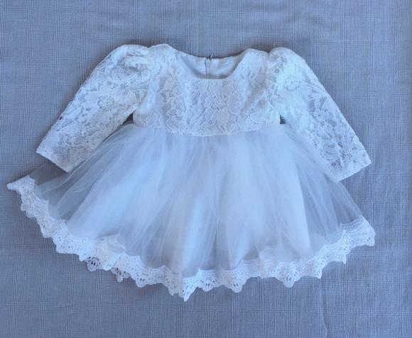 Vestido de Renda para Batizado