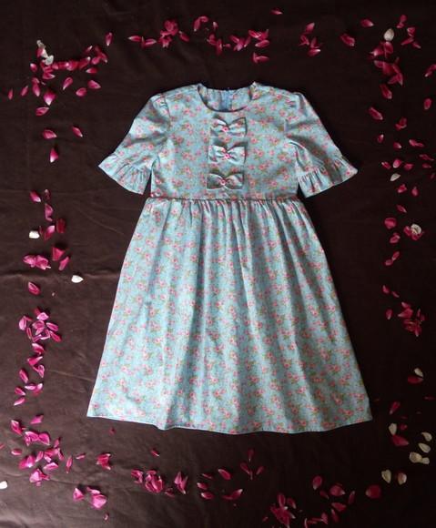 Vestido Rosa Desfolhada