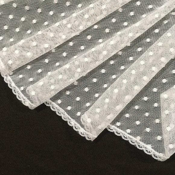 Véu de renda branco para missa - Tamanho G